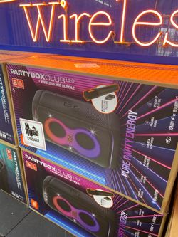 JBL party box club 120 speaker with wireless mic 🎤 bundle