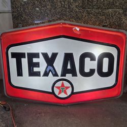 Vintage Texaco Lite Sign