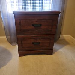 Wooden nightstand