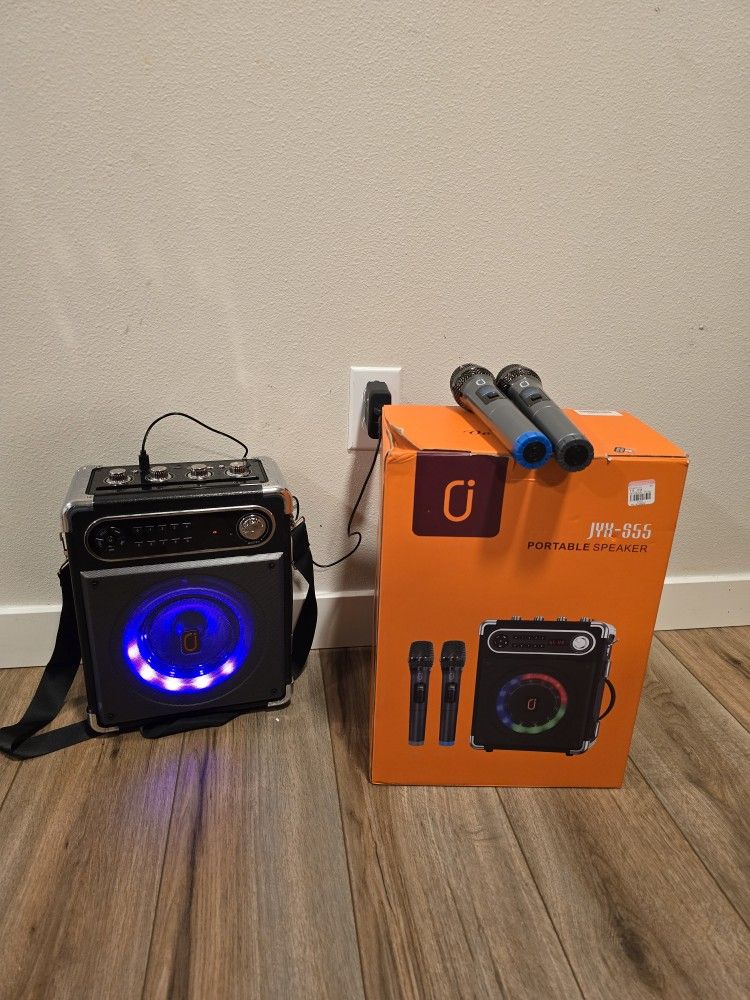 Portable Bluetooth Speaker with Microphones (JYX-S55)