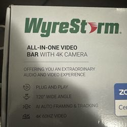 All In One Video Bar With 4k Camera