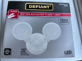 Defiant Wired Motion-Activated LED Flood Light