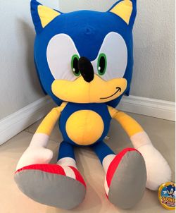 Sonic Huge 39” Plush with Tags Jumbo Stuffed Animal