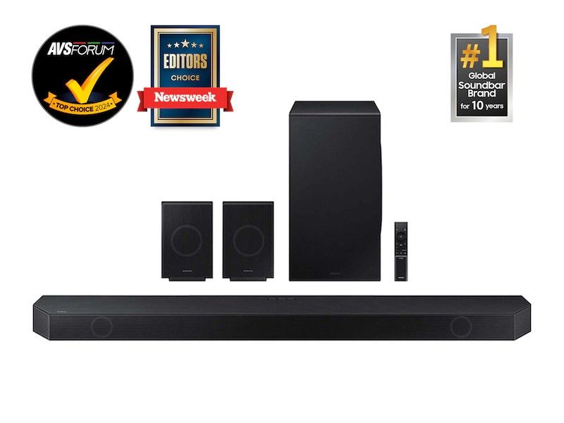 Q-series 11.1.4 ch Samsung Sound bar w/ Rear Speakers and Subwoofer