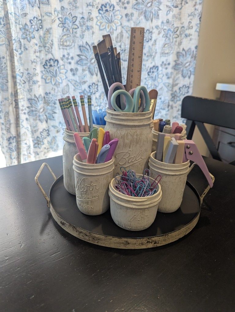 Mason Jar Organizer