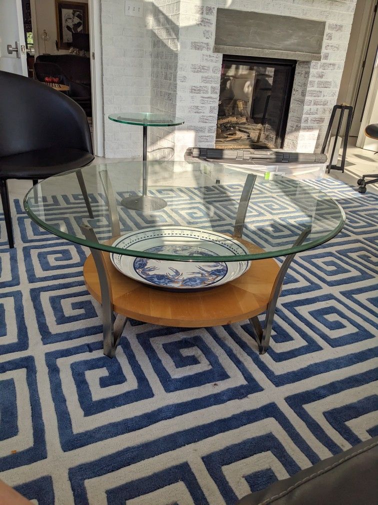 Glass Top Coffee Table