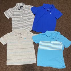Boys Brand-Name Surf Skate Shirts, Size 5 Quicksilver Hurley