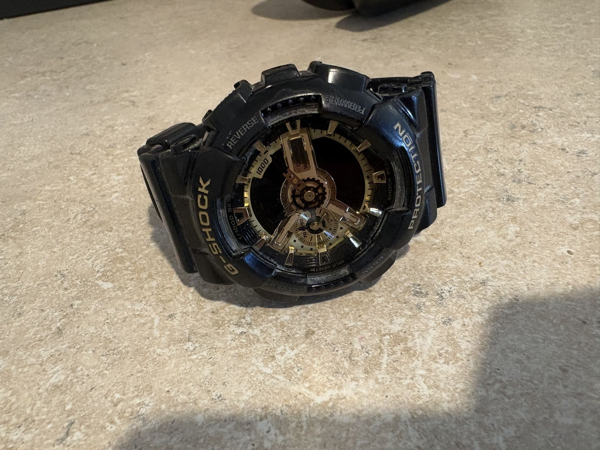 GSHOCK Gold And Black