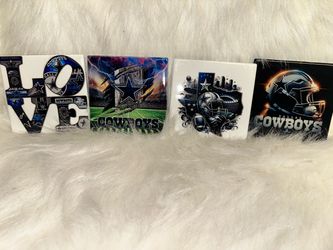 Dallas Cowboys Ceramic Coasters Set of 4