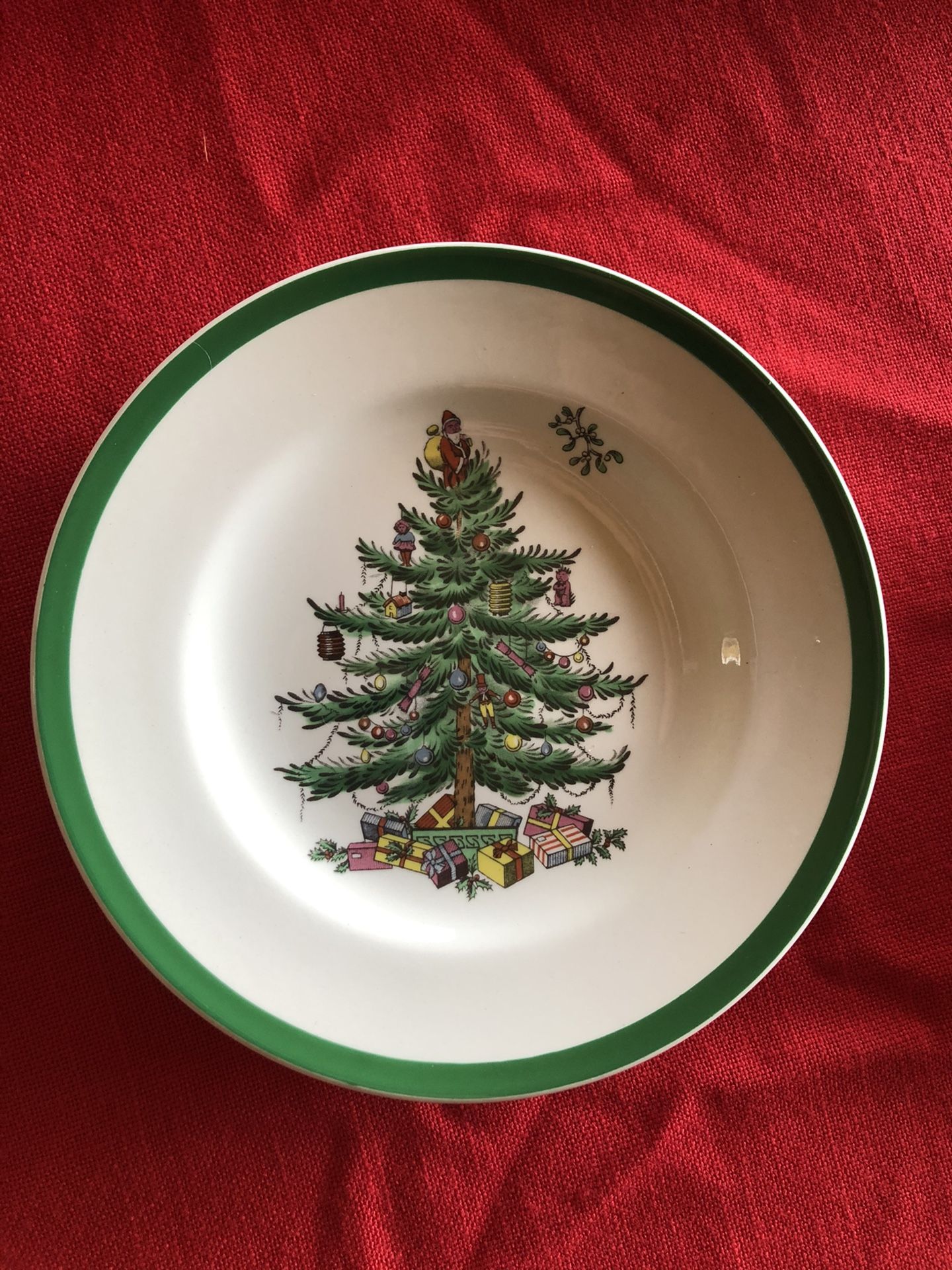 Spode Christmas Tree china- 4 place settings