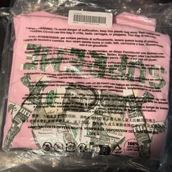 SS26 SUPREME Origami Light Pink Tee Size XL NSIB