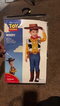 Toy Story Woody Toddler Halloween Costume 3T-4T