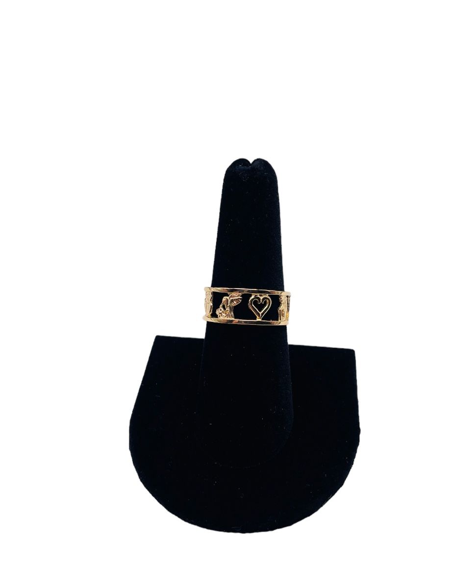 14K Yellow Gold Ladies’ Lucky Ring
