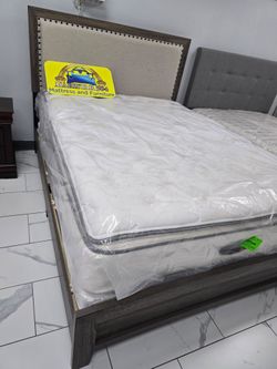 Queen Sizes Bed With Mattress