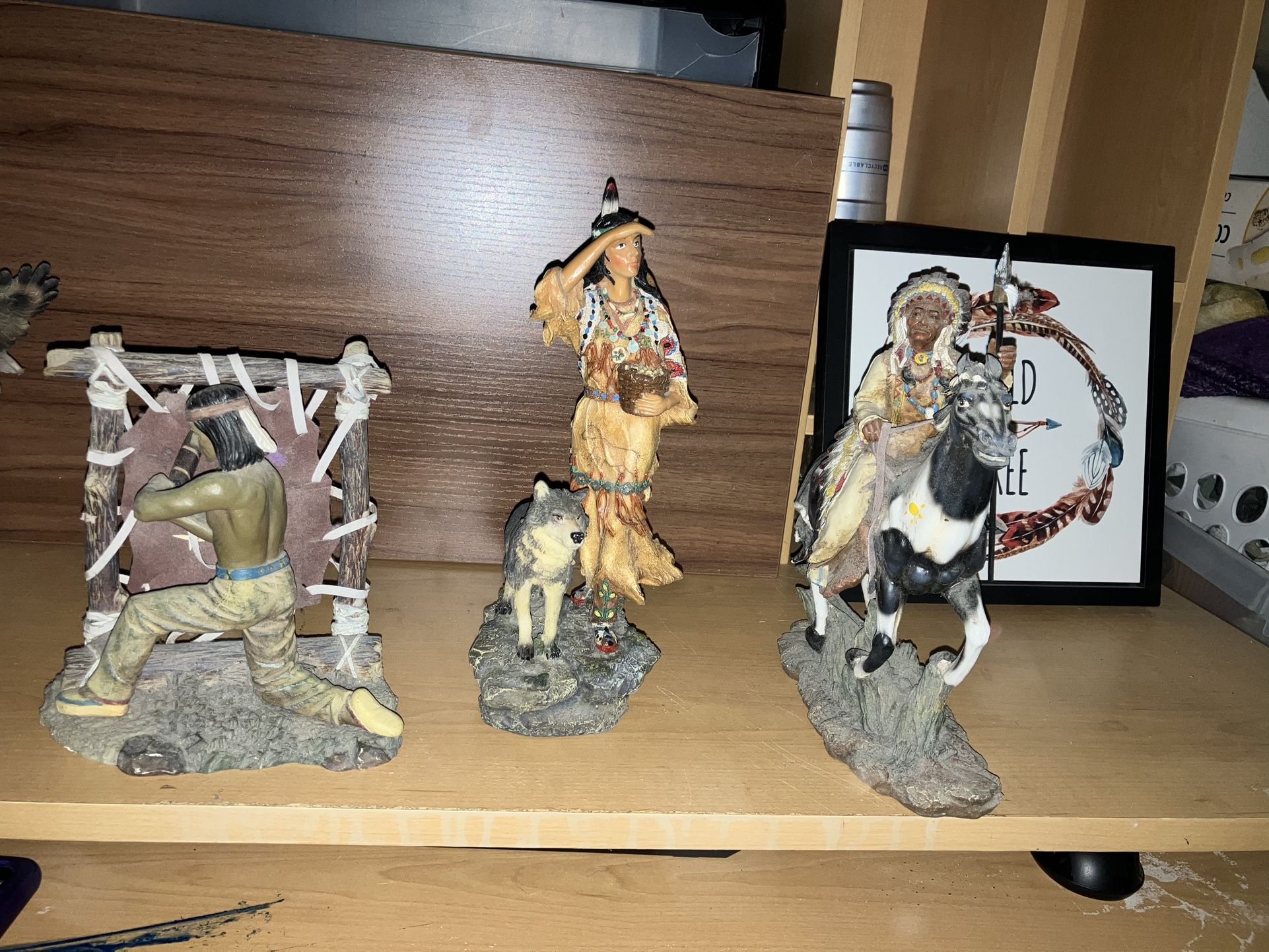 Native American Statue Lot