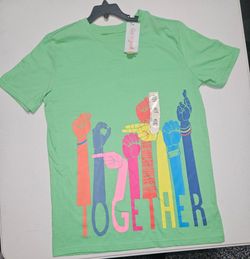 Cat & Jack Kids Green 'Together' Graphic T-Shirt