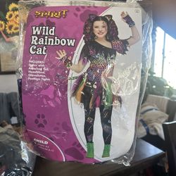 Wild Rainbow Cat Costume