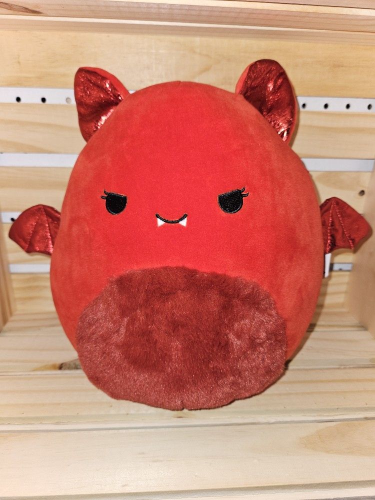NWT Squishmallow 10 Inch Valentine The Bat