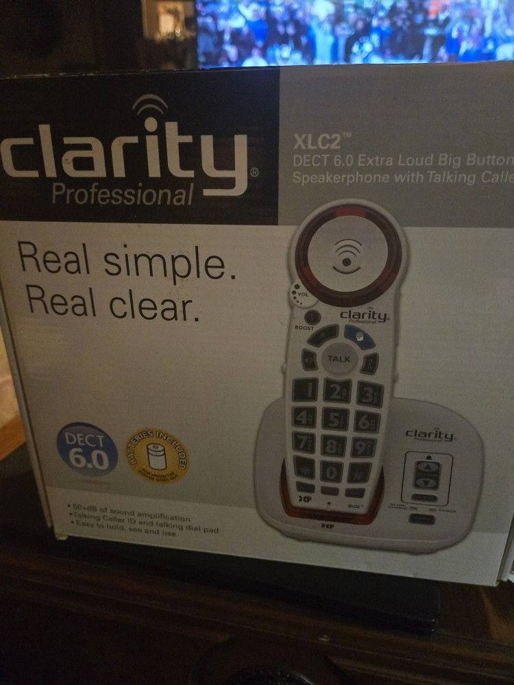 Clarity Professional XLC2 Big Button Cordless Phone