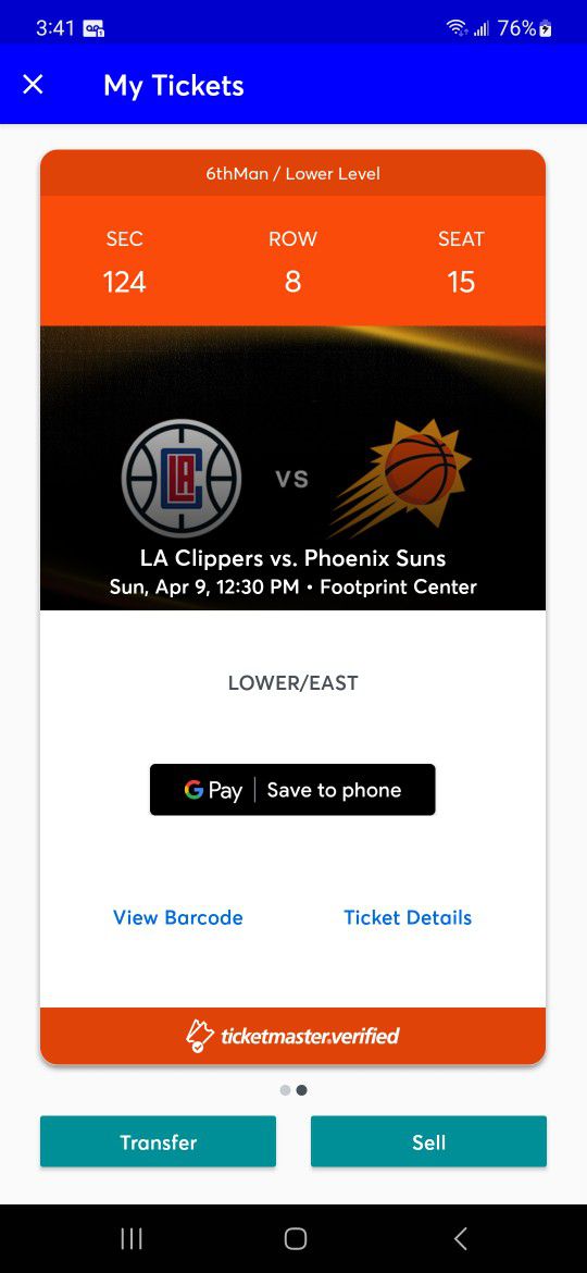 Phoenix Suns Vs LA Clippers