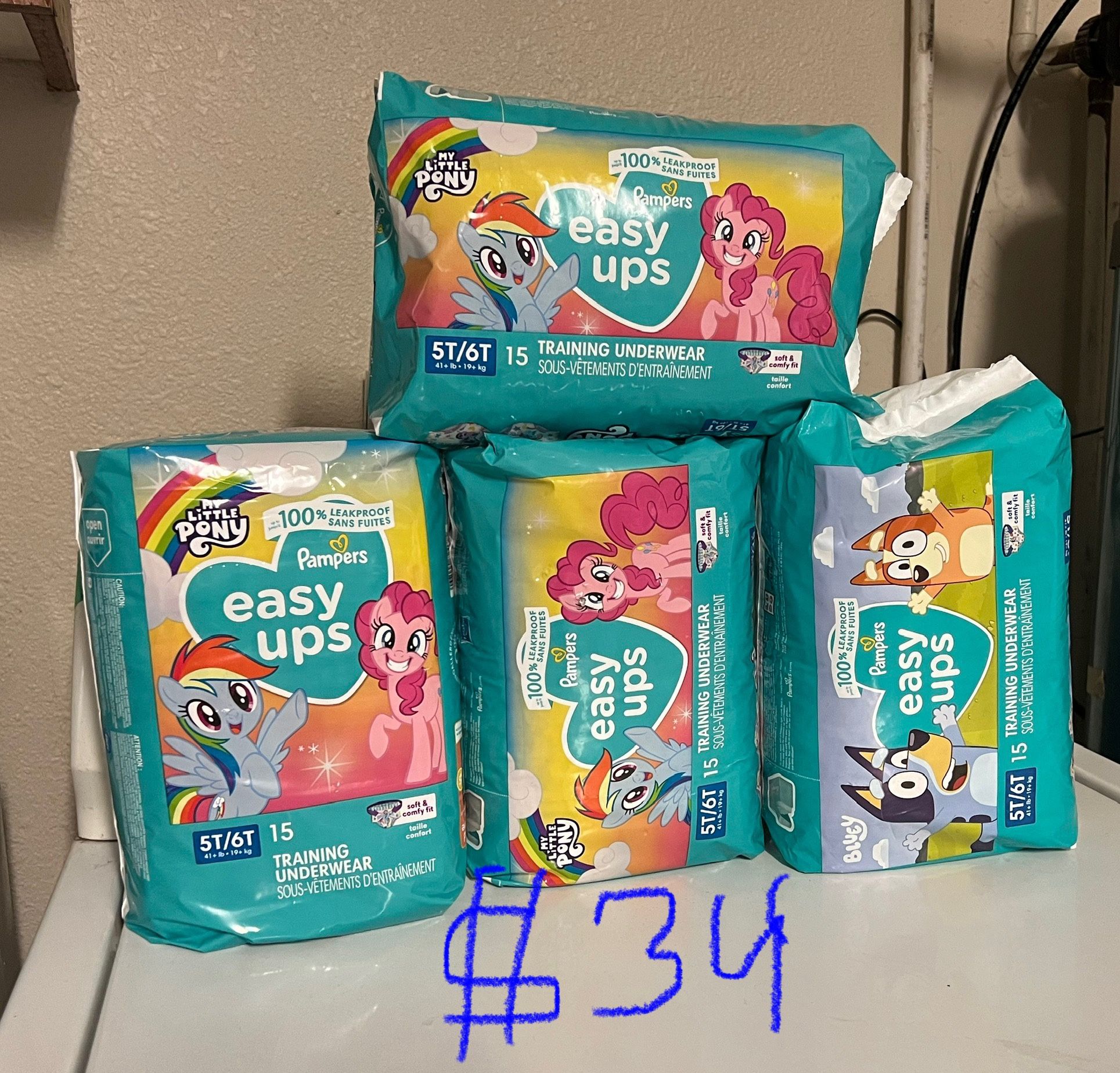 $34 Easy Ups 
