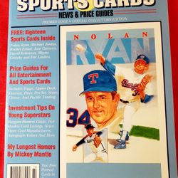 OCTOBER ISSUE OF 91 SPORTS CARDS PTICE GUIDE