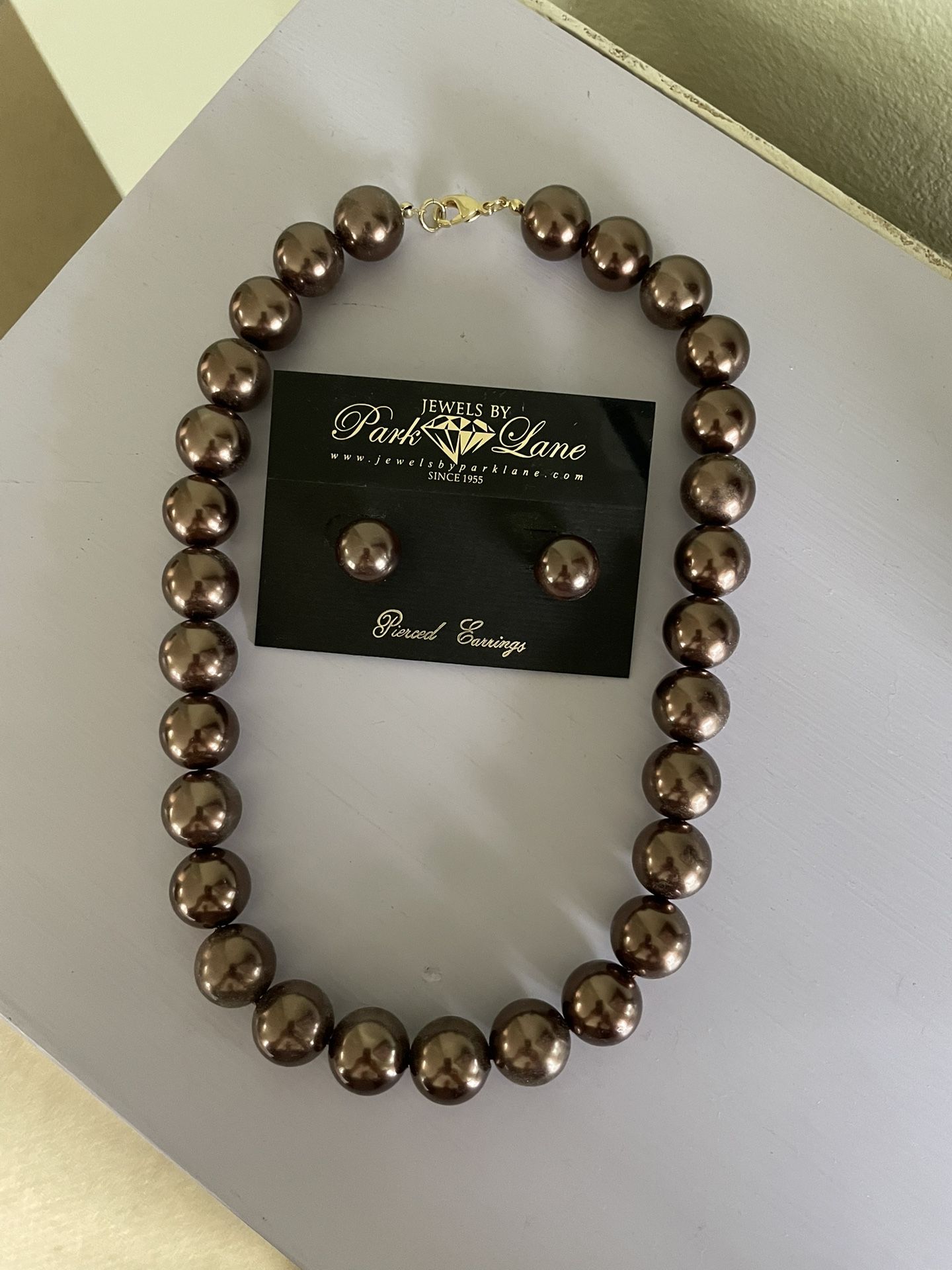 “French Silk” Necklace & Earrings By Park Lane Jewelry