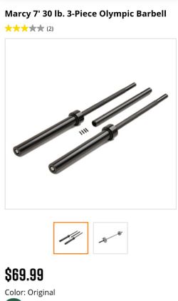 Marcy 7ft Olympic Barbell 30lbs