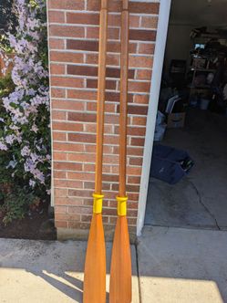 6 ft wooden oars