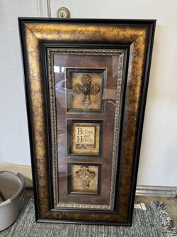 Framed Jeweled Picture