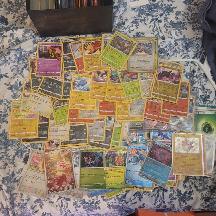 Full Box Of Holographic Pokémon Cards