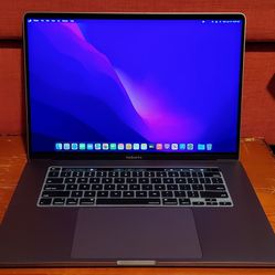 2019 16" Apple Macbook Pro