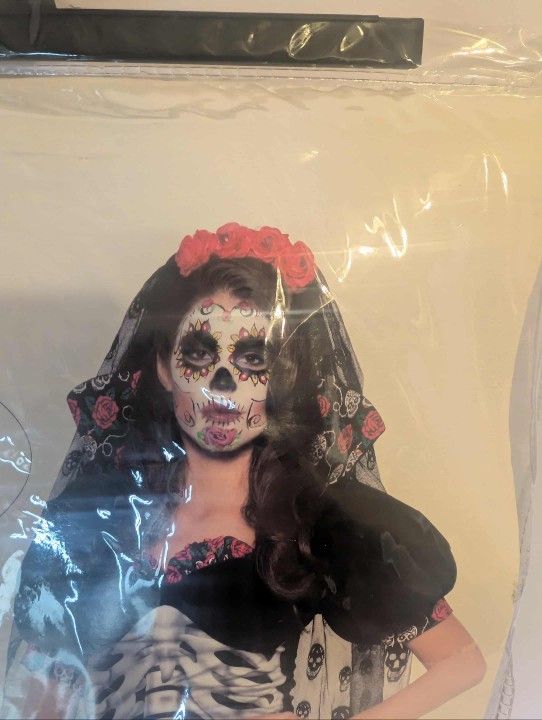 Day Of The Dead Senorita-Adult Costume XL