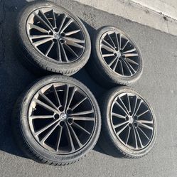 4 — 215/45zr17 5x100 5x3.94 Stock Scion Frs Brz TC celica Corolla Matrix Wheels Rims Tires!