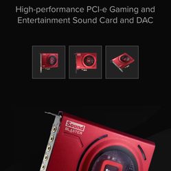 PCIE Gaming Sound Card DAC