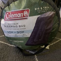  Coleman Montauk Big & Tall Sleeping Bag