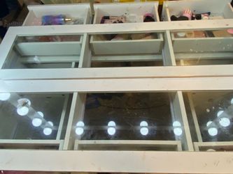 Glass vanity