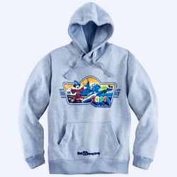 NEW DISNEY MICKEY MOUSE HOODED SWEATSHIRT ADULT LARGE COTTON BLEND