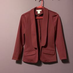 MAROON BLAZER XS 