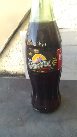 California collectible Coca-Cola bottle
