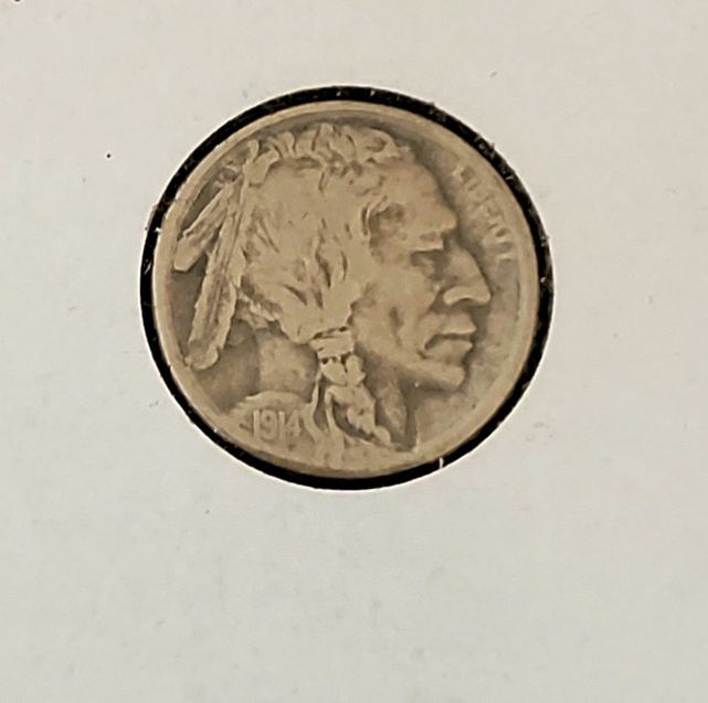 1914s Buffalo Nickel Semi Key Date Very Fine