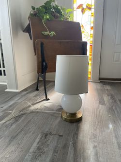 White And Gold Lamp