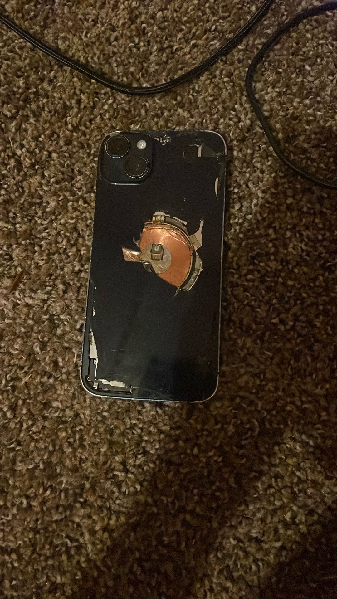 iPhone 14 Plus With Back Glass Damage 