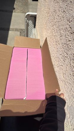 Pink boxes