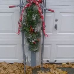 Decorative Sleigh Christmas or Winter Piece 