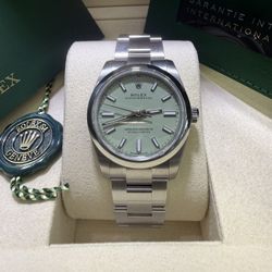 Rolex Oyster Perpetual Pistacho 36 mm 