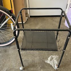 Bird Cage & Stand Black