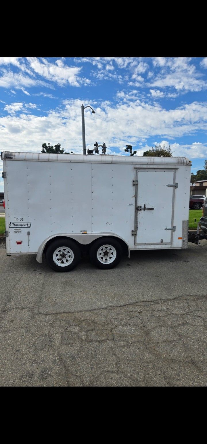 Enclosed Cargo Trailer With Generator And Compressor