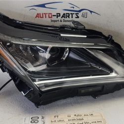 1brokenguide 2016 - 2017 - 2018 - 2019 LEXUS RX350 RX450h RH LED HEADLIGHT OEM H4