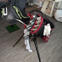 Bag and Callaway Maverick stiff 80 g / Cobra aero jet driver stiff 60 g